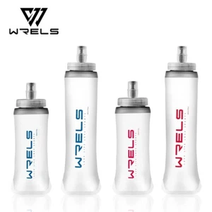 WRELS Water Bottle Folding Soft Flask Sport Water Bottle Water Bag Collapsible - Picture 1 of 10