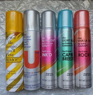 Designer Imposters аромат спрей 2,5 унц духи De Coeur ВАШ ВЫБОР: 7 АРОМАТОВ! - Изображение 1 из 4