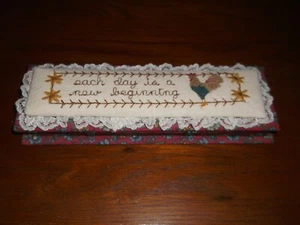 Valorie’s Folk Art Handarbeit Stiftebox mit 6 handgefertigten Bleistiften - Bild 1 von 4