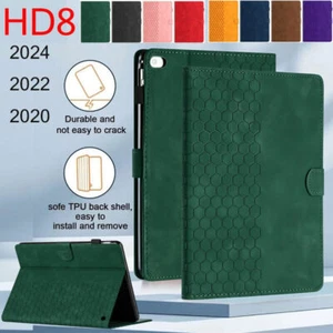 For Amazon Kindle Fire HD 8 12th Generation 2024 release Case Flip Leather Cover - Picture 1 of 27