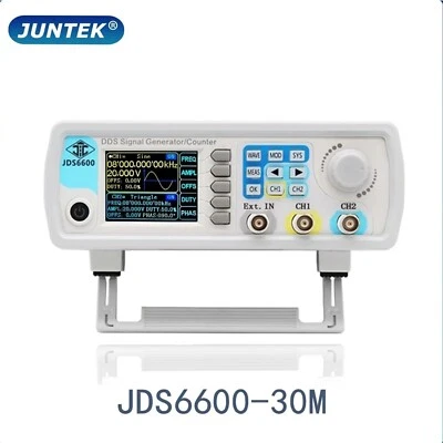 JDS6600-30MHz DDS-Signalgenerator Digitale Steuerung Zweikanal-Frequenzmesser - Bild 1 von 4