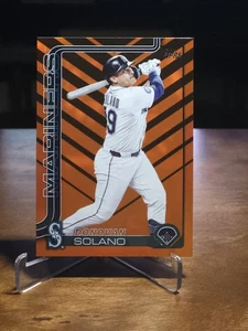 2025 Topps Update - Donovan Solano Holiday Foil #Us281 Mariners  - Picture 1 of 2