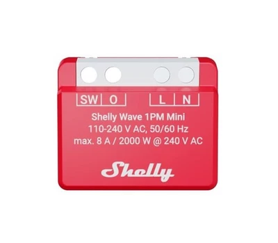 3800238071936 Shelly Wave 1PM Mini LR Intelligentes Z-Wave-Relais Shelly - Bild 1 von 4