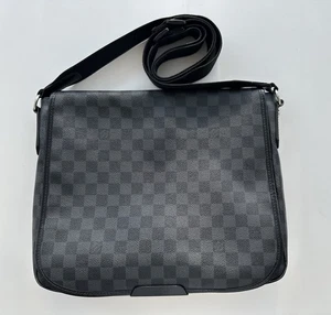 Louis Vuitton Daniel MM Satchel Leather Bag Damier Graphite - Bild 1 von 17