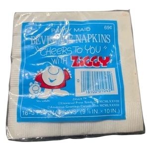 16 Ziggy “Today Graduation… Tomorrow, The World!” Napkins 10" Party Supplies 80s - Picture 1 of 14