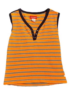 Top Union Bay sin mangas naranja para mujer talla mediana elástico  - Imagen 1 de 7