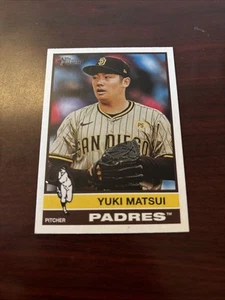 2025 Topps Heritage - Yuki Matsui #358 San Diego Padres - Picture 1 of 1