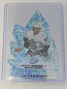 Matty Beniers - Ice Crystals Rookies #IC-44 - 2022-23 Upper Deck Ice - Imagen 1 de 2
