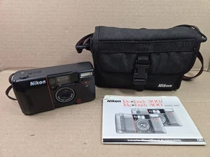 Nikon Tele Touch 300 Point & Shoot 35mm Film Camera Used Condition Film Tested  - Picture 1 of 16