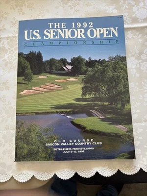 Sports Pub: US Senior Open Championship Golf Program 7/9/1992-Saucon Valley C... - Image 1 of 3