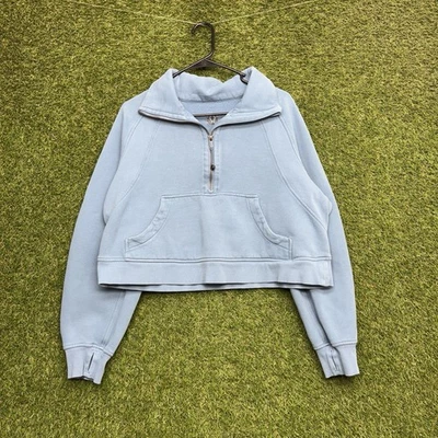 Lululemon Sweatshirt Womens Medium Large Scuba 1/2 Zip Oversized Funnel Neck - Image 1 of 4