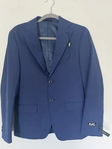 Michael Kors Men's Modern Fit Sport Coat Suit Blazer Blue 36 S - Picture 1 of 8