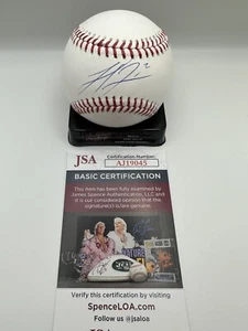 MICHAEL HARRIS ATLANTA BRAVES ROY SIGNED OFFICIAL OMLB BASEBALL JSA COA AUTO - Picture 1 of 1