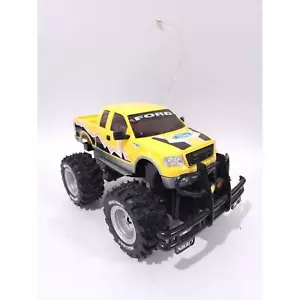 Vintage NIKKO Ford F150 Monster Truck 4X4 RC Radio Control Truck Yellow Car - Picture 1 of 13