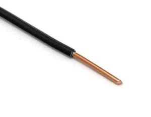 25 Feet (7.5 Meters) - Insulated Solid Copper THHN/THWN Wire - 12 AWG - Black - Picture 1 of 10