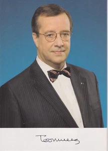 Toomas Hendrik Ilves (1953-), President of Estonia 2006-2016, autographed photo - Picture 1 of 1