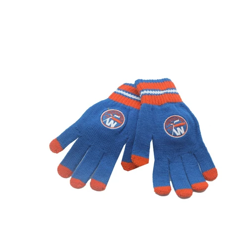New York Islanders NHL Reebok Apparel Youth Boys (8-20) OSFM Winter Gloves Mitts Cover