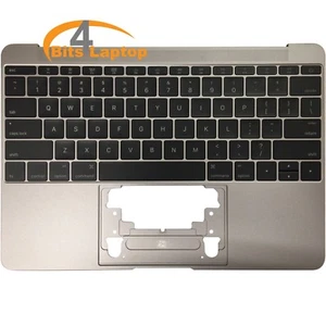 Topcase Palmrest y teclado de EE. UU. para Apple MacBook 12" A1534 661-04881 gris 2015 - Imagen 1 de 3