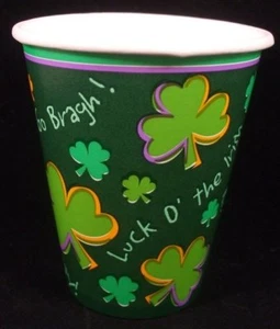 St. Patricks Day Party Cups (8) - Party Supplies - Picture 1 of 1