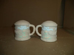 VINTAGE CBK LTD LLC COLORFUL SALT AND PEPPER SHAKERS 1998 Chalk Art - Picture 1 of 3