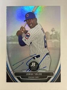 Jorge Soler Autographed 2013 Bowman Platinum #BPP28 In Person N713 - Picture 1 of 2