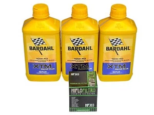Service Kit 3L Bardahl XTM 10W40 Oil + Filter HONDA Transalp 600 V 1995-1999 - Picture 1 of 7