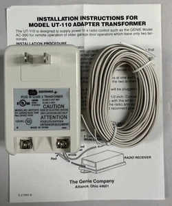 Genie UT110 Universal Power Adapter 24V 0.4A For Radio Receivers And Accessories - Picture 1 of 6