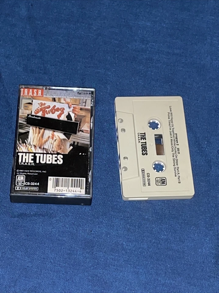 THE TUBES TRASH CASSETTE... Hard To Find *FREE SHIP* - Imagem 1 de 1