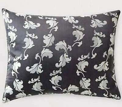 Sferra Miana (2) Fundas Estándar Carbón Algodón Egipcio Satén Jacquard Nuevo Foto 1 de 3