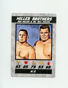 #TN06807 MILLER BROTHERS DAN & DR. BILL MILLER Territory L Wrestling Card