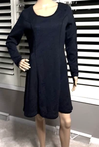 SIMPLY VERA Vera Wang MEDIUM knit dress long sleeve pullover stretchy - Picture 1 of 11