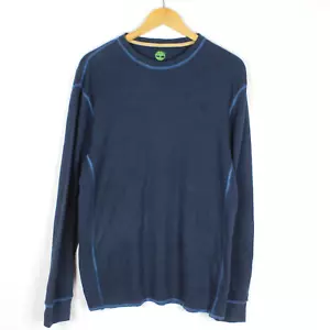 TIMBERLAND Hombre Ropa Deportiva Talla M Azul Algodón Pullover 100% Algodón m... - Imagen 1 de 7