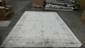 STONE / BLUE 9' X 12' Loose Threads Rug, Reduced Price 1172624263 VTG120-7440-9 - Picture 1 of 4