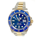 Rolex Submariner Stainless Steel 18K Yellow Gold 126613Lb Blue