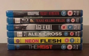 Thriller/Action Blu-ray Bundle - Brandneu und versiegelt - x6 Blu-rays - Kostenloser Versand - Bild 1 von 2