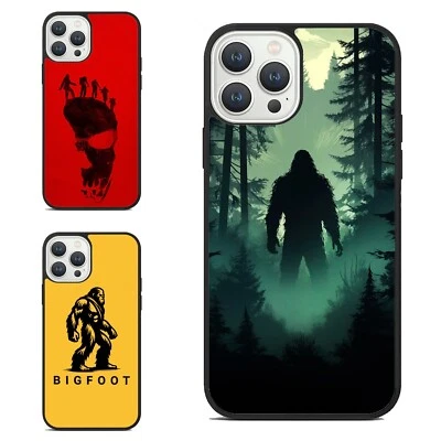 For Samsung Galaxy Apple iPhone 14 15 Forest bigfoot animal art TPU Cover - Image 1 of 4