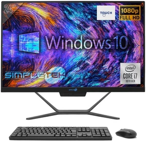 Aio Tout en Un Écran Tactile i7 10 Gen 24 " Full HD Windows 10 Pro 8GB 240GB - - Photo 1/9