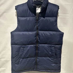 Giubbotto uomo imbottito Old Navy blu navy taglia M trapuntato senza maniche - Foto 1 di 5