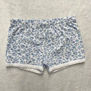 The Beaufort Bonnet Company Floral Shorts Girls Sz 7 Pull On Pima Cotton - Picture 1 of 4