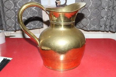 VINTAGE BRASS JUG - Image 1 of 4
