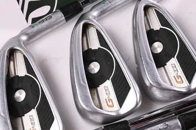 Ping G400 Irons / 4-PW+SW / Green Dot / X-Flex Project X LZ 125 Shafts - Image 1 of 4
