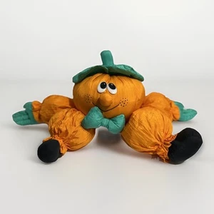 Mr. Pumpkinhead Plüsch • 15 Zoll Nylon Kürbis • Vintage 1993 Halloween Deko GUC - Bild 1 von 7