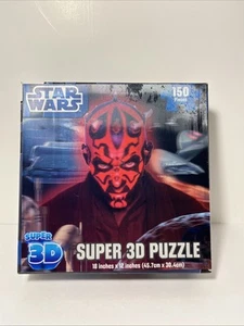 Star Wars Super 3D Puzzle Darth Maul Droids Original Factory NEW SEALED 18x12 - Picture 1 of 6