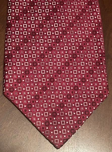 J. Ferrar Red Black Hand Made 100% Silk Men’s Neck Tie Made in china - Picture 1 of 9