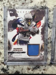 Tarjeta reliquia inicio NFL TOPPS 2024/150 CARGADORES SAN DEIGO DARREN SPROLES RCDSP - Imagen 1 de 1