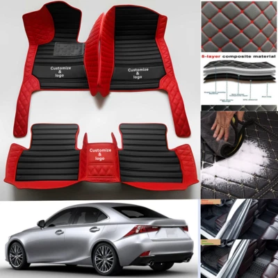 For Lexus IS200t IS250 IS300 IS350 IS500 Car Floor Mats Auto Carpets Waterproof - Image 1 of 4
