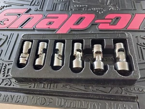 Snap On 3/8" Drive 6-Point Metric Shallow Swivel Socket Set (10-17mm) 206FSUMA - Picture 1 of 8