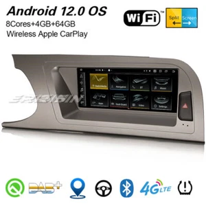 Radio Coche 8.8" IPS 8 Núcleos 64GB Android 14 Para Audi A4 DAB+ Navi CarPlay 4G BT5.0 - Imagen 1 de 24