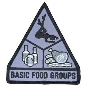 MSM BASIC FOOD GROUP MILSPEC MONKEY MILITARY TACTICAL SWAT HOOK PATCH - Picture 1 of 2