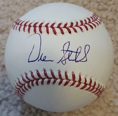 Drew Stubbs Firmado Autografiado Oficial MLB Béisbol Rojos Colorado Rockies Foto 1 de 2